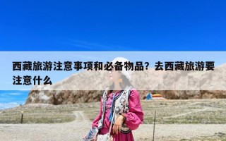 西藏旅游注意事項和必備物品？去西藏旅游要注意什么