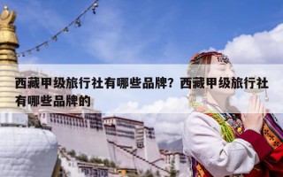 西藏甲級(jí)旅行社有哪些品牌？西藏甲級(jí)旅行社有哪些品牌的