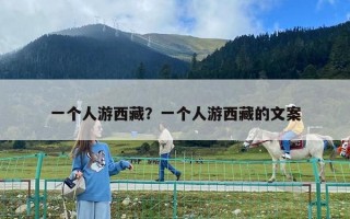 一個人游西藏？一個人游西藏的文案