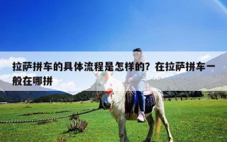 拉薩拼車的具體流程是怎樣的？在拉薩拼車一般在哪拼