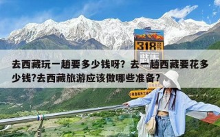 去西藏玩一趟要多少錢呀？去一趟西藏要花多少錢?去西藏旅游應該做哪些準備?