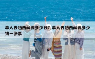 單人去趟西藏要多少錢？單人去趟西藏要多少錢一張票
