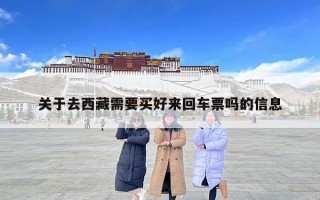 關于去西藏需要買好來回車票嗎的信息
