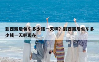 到西藏后包車多少錢一天?。康轿鞑睾蟀嚩嗌馘X一天啊現在
