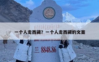一個(gè)人走西藏？一個(gè)人走西藏的文案