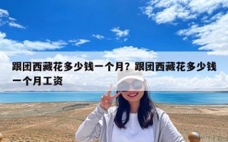 跟團西藏花多少錢一個人？去西藏跟團要用多少錢？