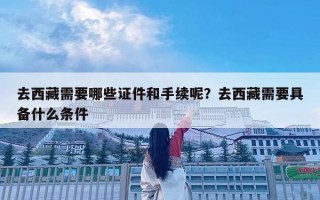 去西藏需要哪些證件和手續呢？去西藏需要具備什么條件