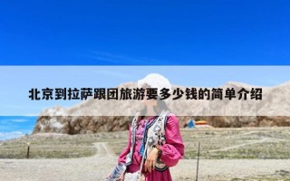 北京到拉薩跟團(tuán)旅游要多少錢的簡單介紹
