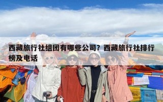 西藏旅行社組團有哪些公司？西藏旅行社排行榜及電話