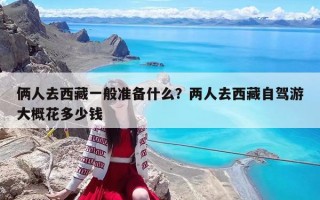 倆人去西藏一般準備什么？兩人去西藏自駕游大概花多少錢