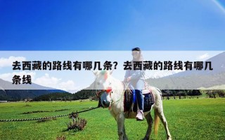 去西藏的路線有哪幾條？去西藏的路線有哪幾條線