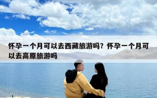 懷孕一個月可以去西藏旅游嗎？懷孕一個月可以去高原旅游嗎