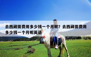 去西藏需費用多少錢一個月呢？去西藏需費用多少錢一個月呢英語