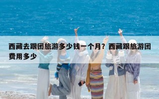 西藏去跟團(tuán)旅游多少錢一個月？西藏跟旅游團(tuán)費(fèi)用多少