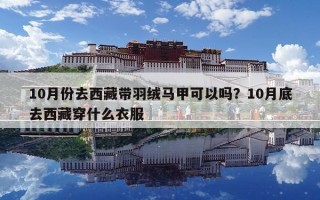 10月份去西藏帶羽絨馬甲可以嗎？10月底去西藏穿什么衣服