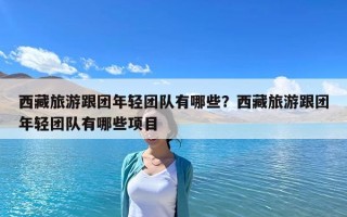 西藏旅游跟團年輕團隊有哪些？西藏旅游跟團年輕團隊有哪些項目