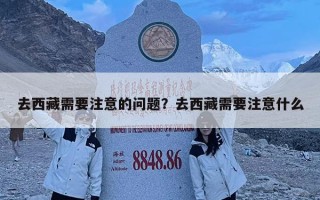 去西藏需要注意的問題？去西藏需要注意什么