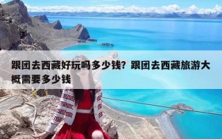 跟團去西藏好玩嗎多少錢？跟團去西藏旅游大概需要多少錢