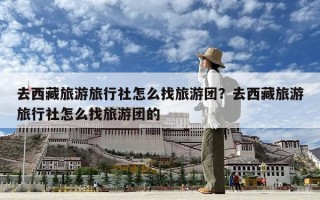 去西藏旅游旅行社怎么找旅游團？去西藏旅游旅行社怎么找旅游團的