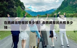 在西藏當地報團多少錢？去西藏報團大概多少錢