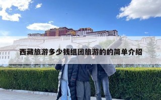 西藏旅游多少錢組團旅游的的簡單介紹