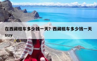 在西藏租車多少錢一天？西藏租車多少錢一天suv