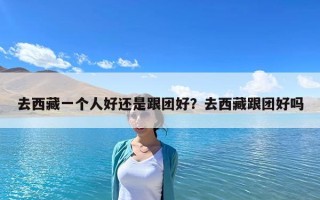 去西藏一個人好還是跟團好？去西藏跟團好嗎