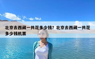 北京去西藏一共花多少錢？北京去西藏一共花多少錢機票
