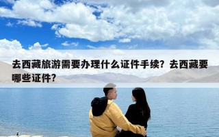去西藏旅游需要辦理什么證件手續？去西藏要哪些證件?