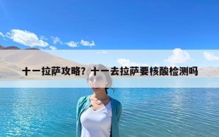 十一拉薩攻略？十一去拉薩要核酸檢測嗎