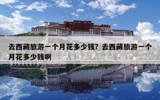 去西藏旅游一個月花多少錢？去西藏旅游一個月花多少錢啊