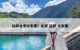 拉薩北京火車票？北京 拉薩 火車票