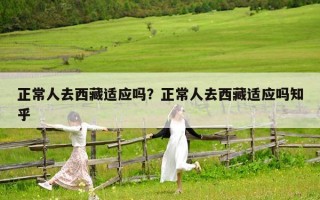 正常人去西藏適應嗎？正常人去西藏適應嗎知乎