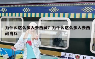 為什么這么多人去西藏？為什么這么多人去西藏當(dāng)兵