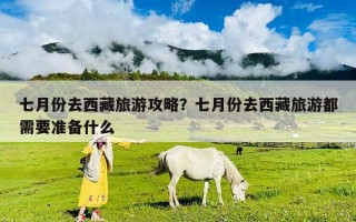 七月份去西藏旅游攻略？七月份去西藏旅游都需要準(zhǔn)備什么