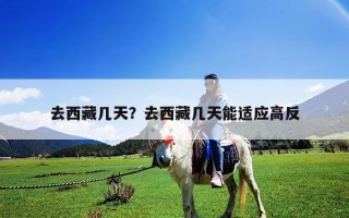 去西藏幾天？去西藏幾天能適應高反