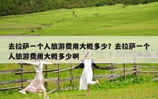 去拉薩一個人旅游費用大概多少？去拉薩一個人旅游費用大概多少啊