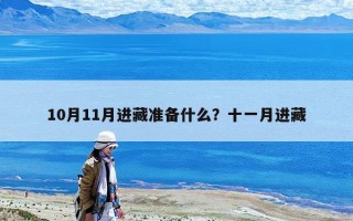 10月11月進藏準備什么？十一月進藏