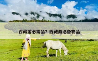 西藏游必需品？西藏游必備物品