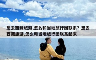 想去西藏旅游,怎么和當?shù)芈眯袌F聯(lián)系？想去西藏旅游,怎么和當?shù)芈眯袌F聯(lián)系起來