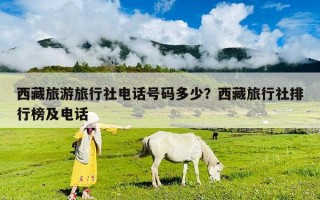 西藏旅游旅行社電話號碼多少？西藏旅行社排行榜及電話