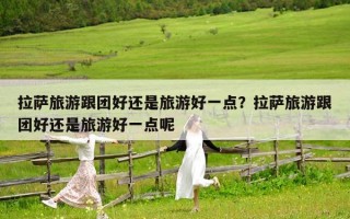 拉薩旅游跟團好還是旅游好一點？拉薩旅游跟團好還是旅游好一點呢