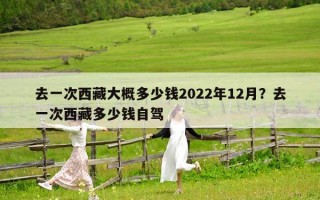 去一次西藏大概多少錢2022年12月？去一次西藏多少錢自駕
