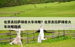 北京去拉薩綠皮火車攻略？北京去拉薩綠皮火車攻略路線
