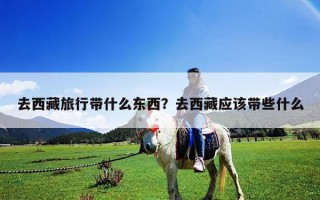 去西藏旅行帶什么東西？去西藏應(yīng)該帶些什么