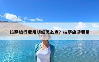 拉薩旅行費(fèi)用明細(xì)怎么查？拉薩旅游費(fèi)用