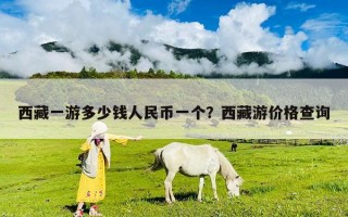 西藏一游多少錢人民幣一個？西藏游價格查詢