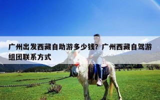 廣州出發(fā)西藏自助游多少錢？廣州西藏自駕游組團聯(lián)系方式