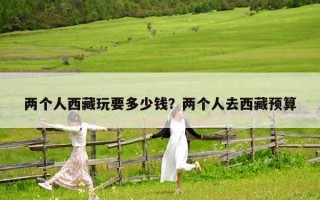 兩個(gè)人西藏玩要多少錢？兩個(gè)人去西藏預(yù)算