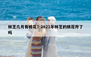 林芝幾月有桃花？2021年林芝的桃花開了嗎